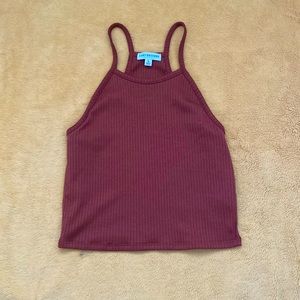 Women’s Large Earthbound Copper Orange Halter Top